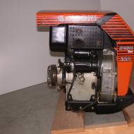 Lombardini 3LD 510 AE, Completo di cofano Goldoni Jolly Special Lux, frizione bidisco. 