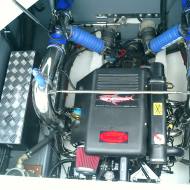 Powered by GM-MarineDiesel 'HUMMER series'. Sweden.