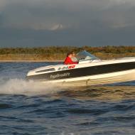 Powered by GM-MarineDiesel 'HUMMER series'. Sweden.