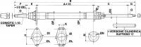 Linea d'asse con astuccio standard