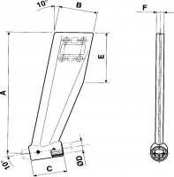 Supporti esterni per assi elica