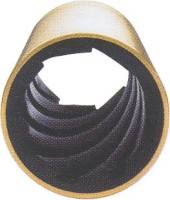 Boccole con mantello in ottone e rivestimento in gomma