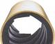 Boccole con mantello in ottone e rivestimento in gomma